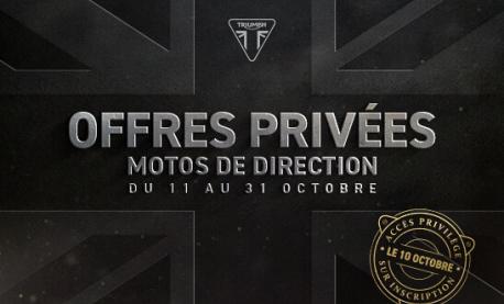 Les offres privées Triumph